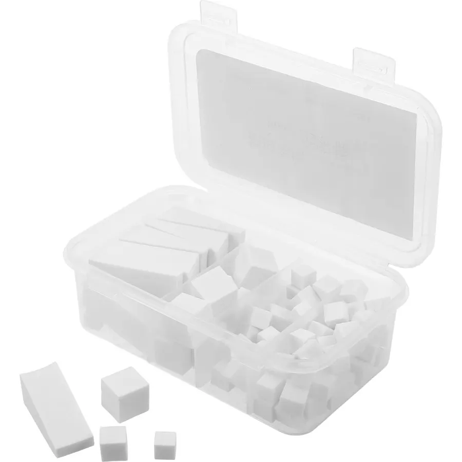 1 Box Mini Nail Blending Sponge Box, Soft Tool for Ombre Manicure Art