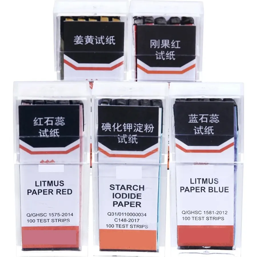 10 Boxes of Potassium Iodide Starch Paper Indicator - Lab Test Litmus Red/Blue Strips for pH Testing(PhenolphthaleinPaper)
