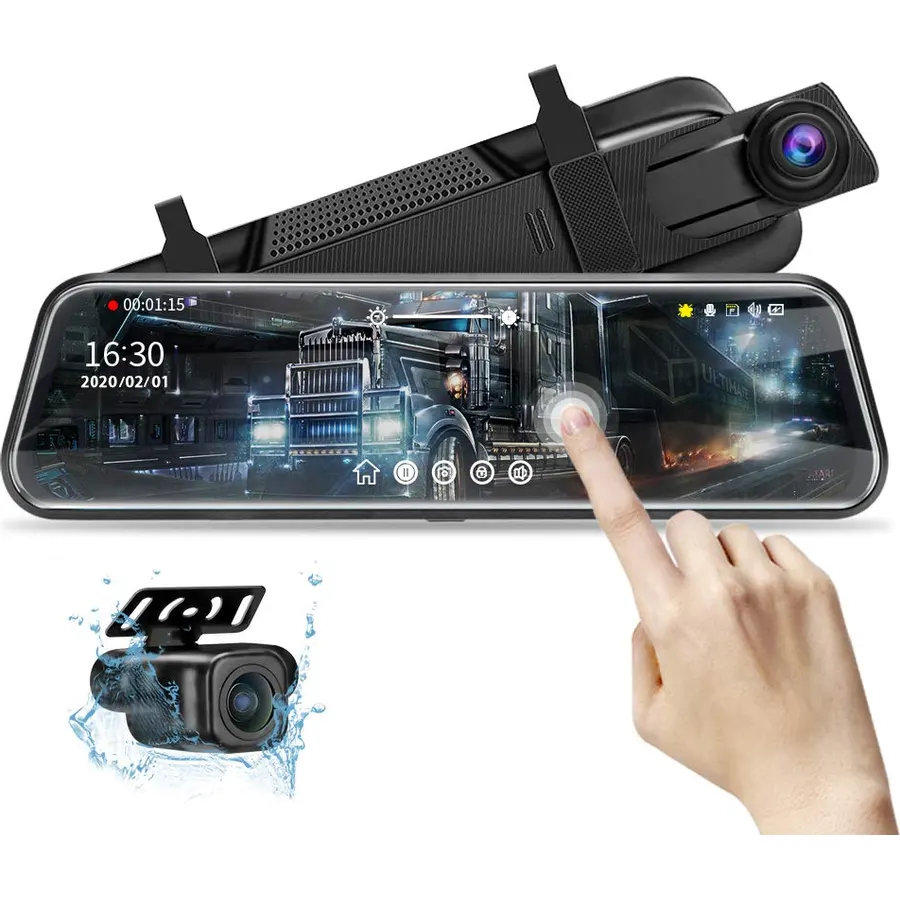 4 Channel Dash Cam Front and Rear,360°View, WiFi, APP,Dash Camera for Cars