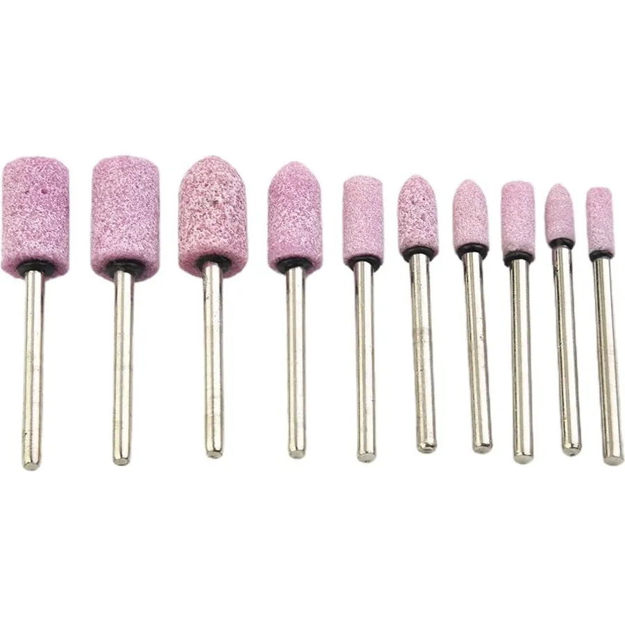 10 Pcs Mounted Stone Grinding Wheels for Rotary Tools