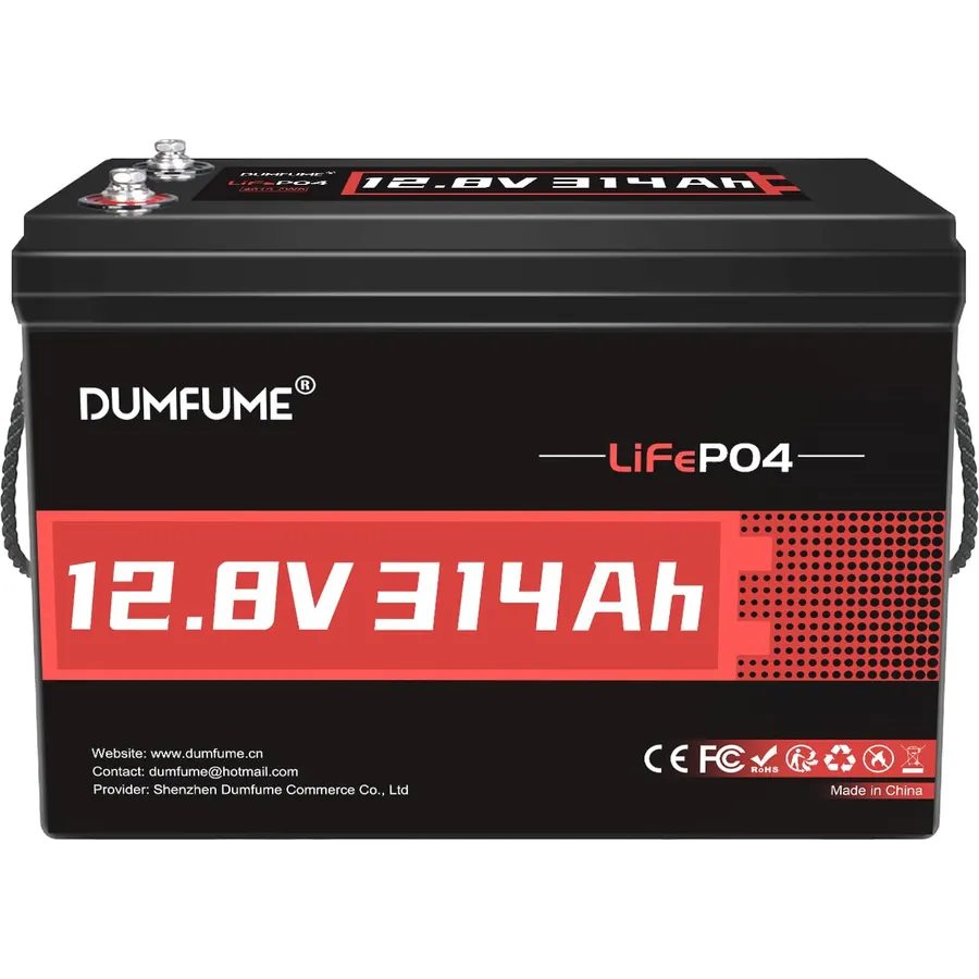12.8V 314Ah Lithium LiFePO4 Battery With 200A BMS
