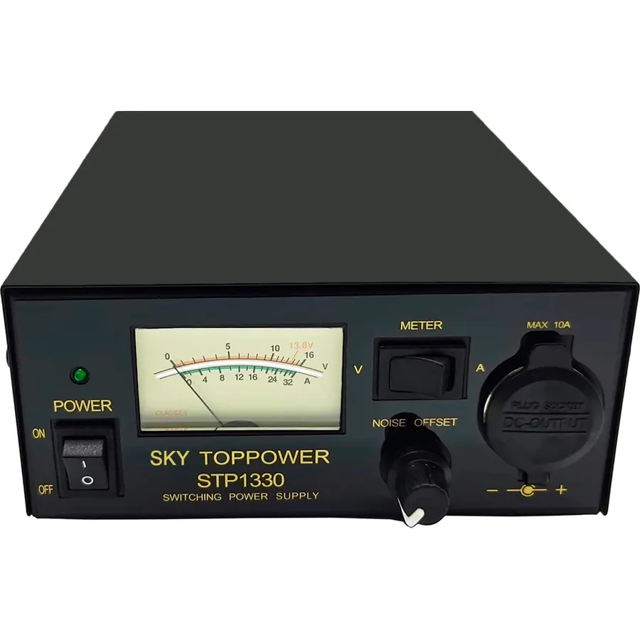 SS-30P 30Amps DC Regulated Universal Compact Bench Power Supply, AC-to-DC Power Converter, 13.8V Fixed Output, Anderson Connectors & 1/4 inch Bingding Posts for HAM&Amateur Radio