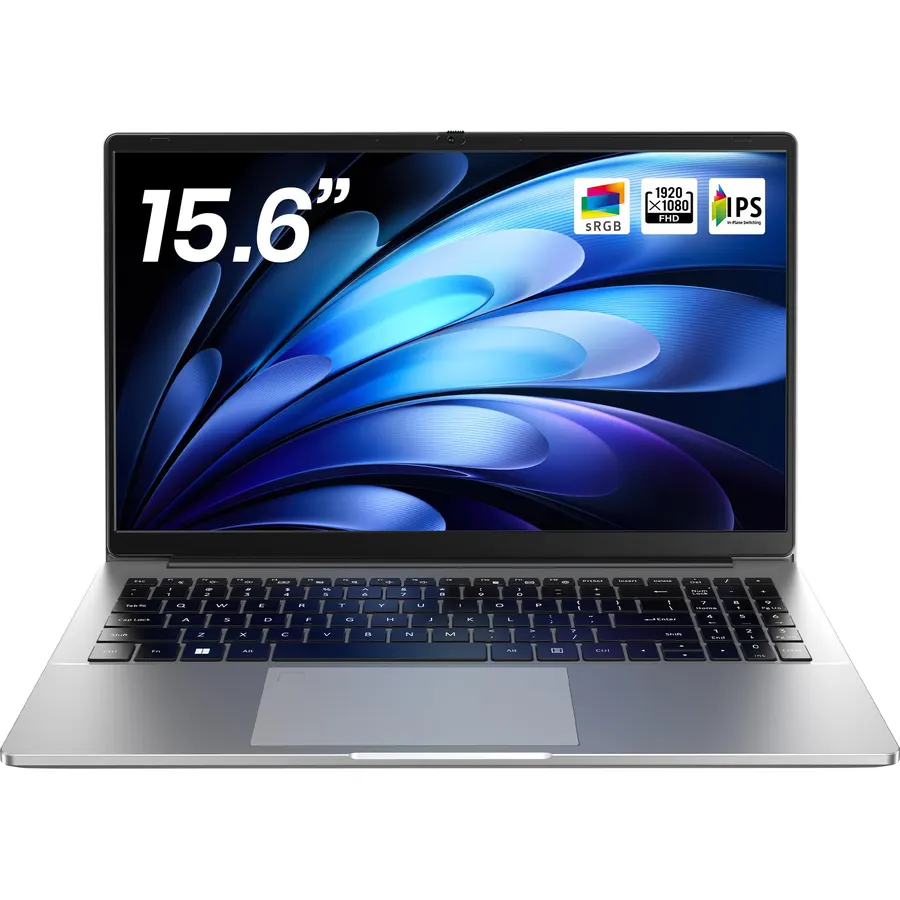 15.6" Laptop with Win 11, N4020 CPU, 4GB RAM, 128GB, FHD 1080P Display