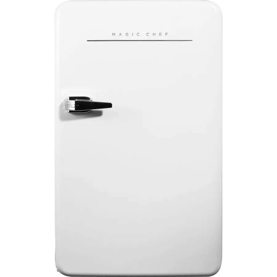 17.5 in. 3.2 cu. ft. Retro Mini Refrigerator in Black without Freezer