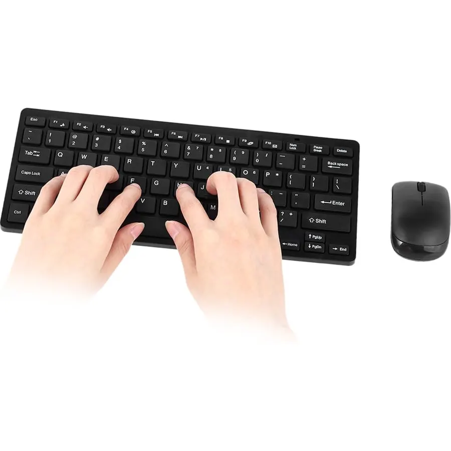 2.4GHz Wireless Keyboard Mouse Combo for Desktop Laptop Notebook