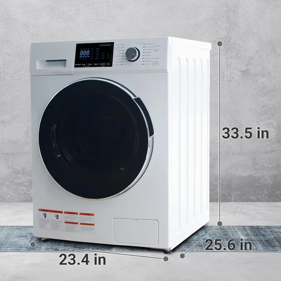 RecPro RV Washer & Dryer Combo | 2.5 Cu Ft | Front Load | White