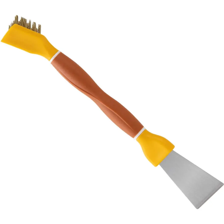 2 in 1 Cooking Area Cleaning Spatula with Handle, Cooktop Cleaner