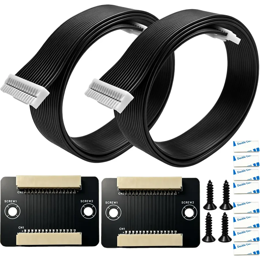 2‑Pack for Snapmaker U1 Feeding Extension Cable Module Kit, PCB Adapter Board with Filament Detection Sensor, Flexible Feeder Wire Replacement, 3D Printer Accessories to Relocate Feeders Freely