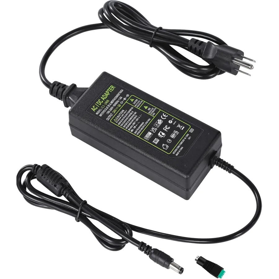 ALITOVE 24V Power Supply 4A 96W AC/DC Adapter 100-240V AC to DC 24 Volt Converter 4amp 3.75A 3.5A 3A 2.5A Transformer 5.5x2.5mm for AMS-2-Pro LED Strip CCTV Camera LCD Monitor Massage Chair
