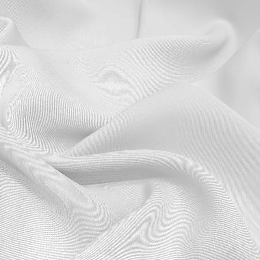250GSM Mid-Weight Fine Textured Fabric by the Yard for Women's Suiting, Pants, Skirts & Home Decor Fabric for Sewing (1# White, 1 Yard)
