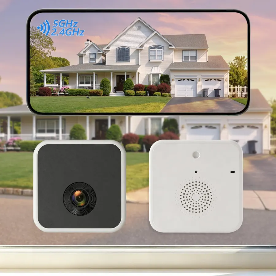2K Wireless Window Cameras for Home Security, 6s Pre-Roll