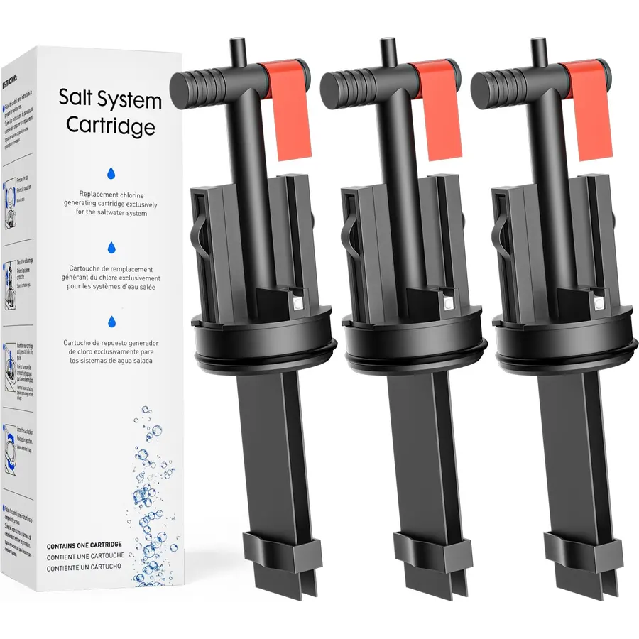 3 Pack Salt System Cartridge Replacement for Hot Springs Salt Cartridge, 80004,Spa Salt Cartridge for Hot Springs Compatible with Highlife, Limelight, Paradise-Up to 4 Months Each