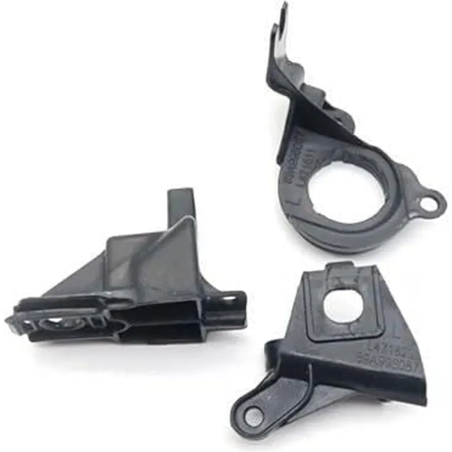 3X Left Side Headlight Restoration Kit Car Repair Kits Black Bracket Jaws for Audi Q4 - Tram 2021 89A998057
