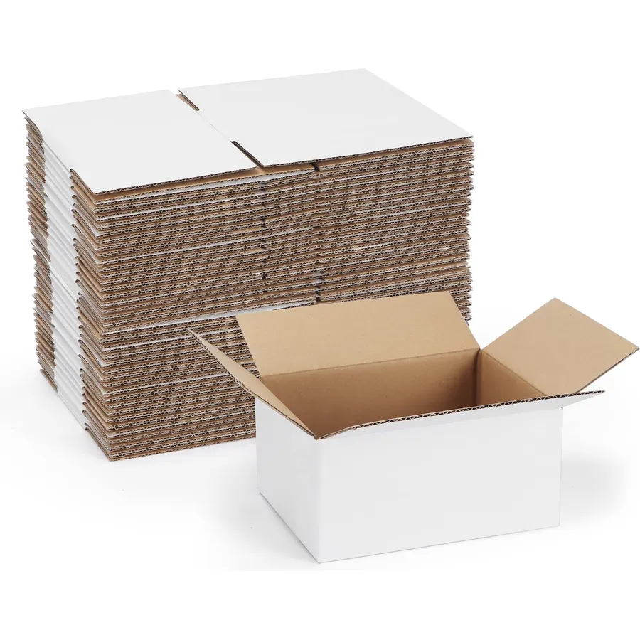 40 Pack Small Shipping Boxes 8x6x4 Inches
