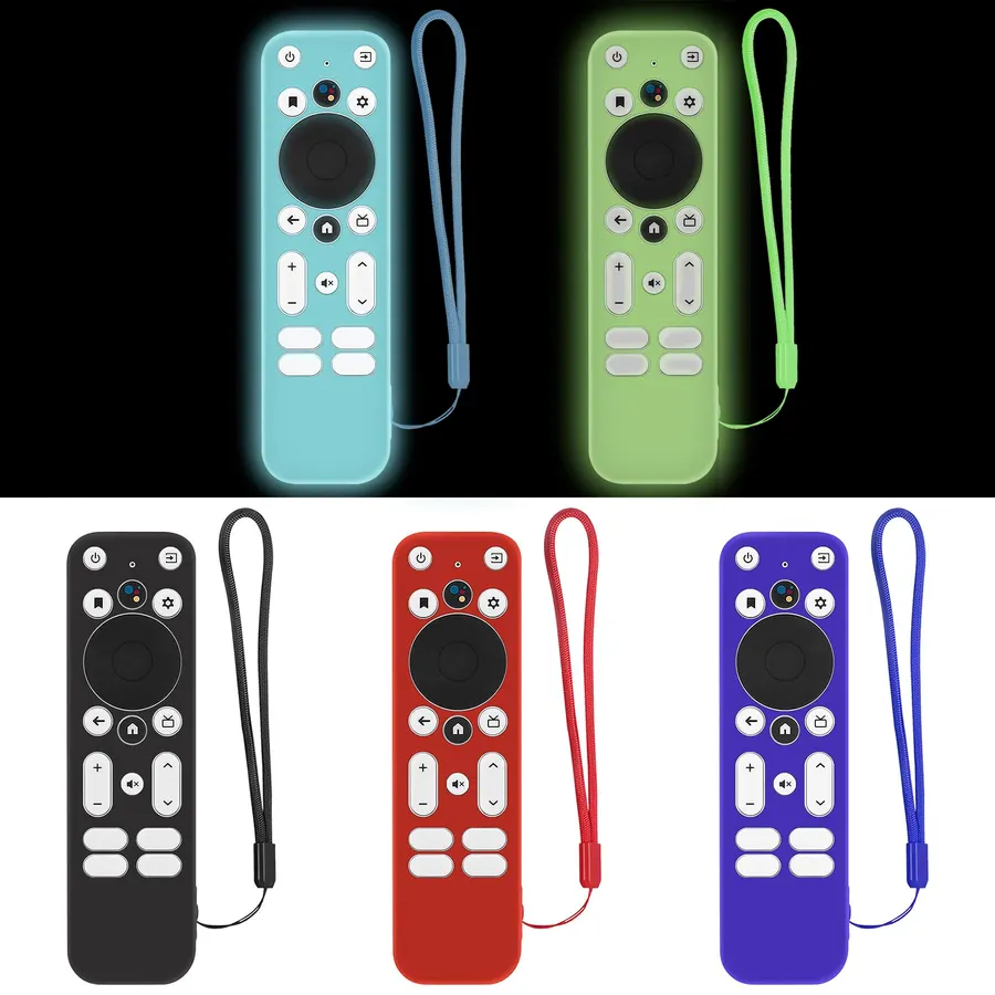 5 Pack Protective Silicone Cover for Onn TV 4K UHD Stick TV Box Remote