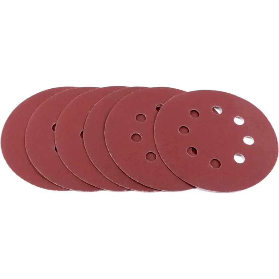 60Grits ~ 2000Grits 5 Inch 8 Hole Hook Loop Sanding Discs Sandpaper Pads Set Sander Disc Abrasive Polishing Tools 5/10/100pcs(100 Grits,20pcs)