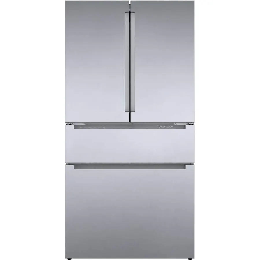 800 Series 36 in. 21 cu. ft. Smart Counter Depth French Door Recessed Handle Refrigerator Stainless Steel, Ice and Water