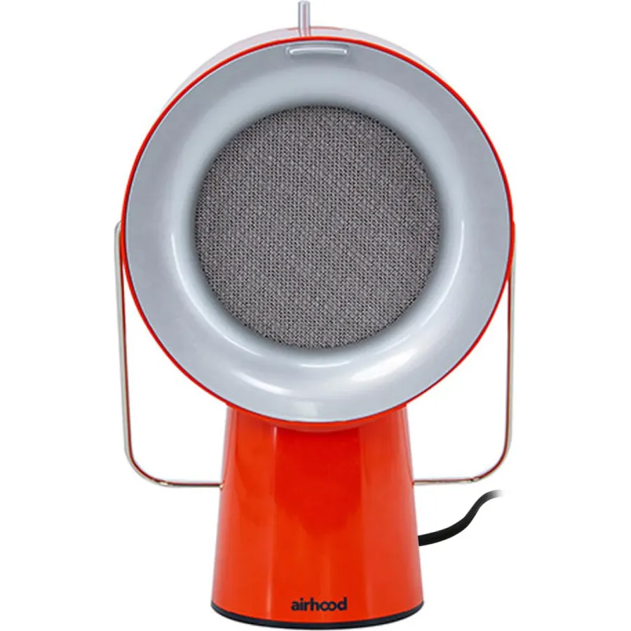 AirHood Wired Range Hood Portable Kitchen Exhaust Fan, Cadmium Orange