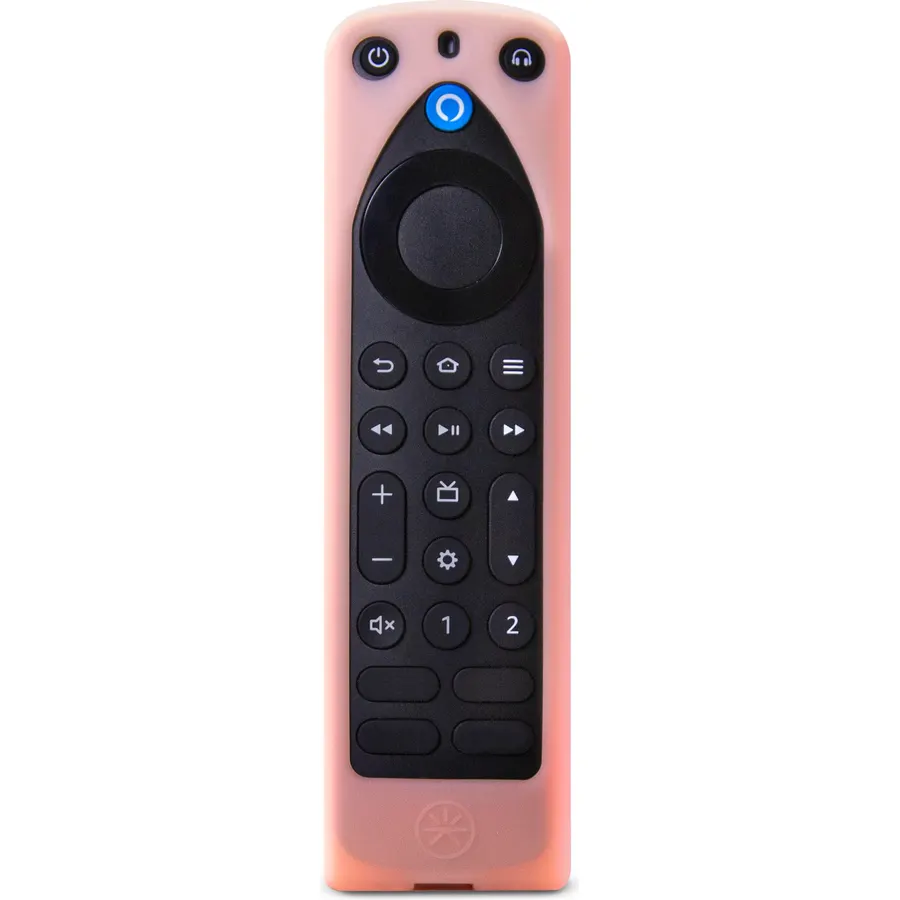 Amazon Alexa Voice Remote Pro Bundle: Includes, Amazon Alexa Voice Remote Pro | Black, and Made for Amazon Standing Remote Cover | Coral