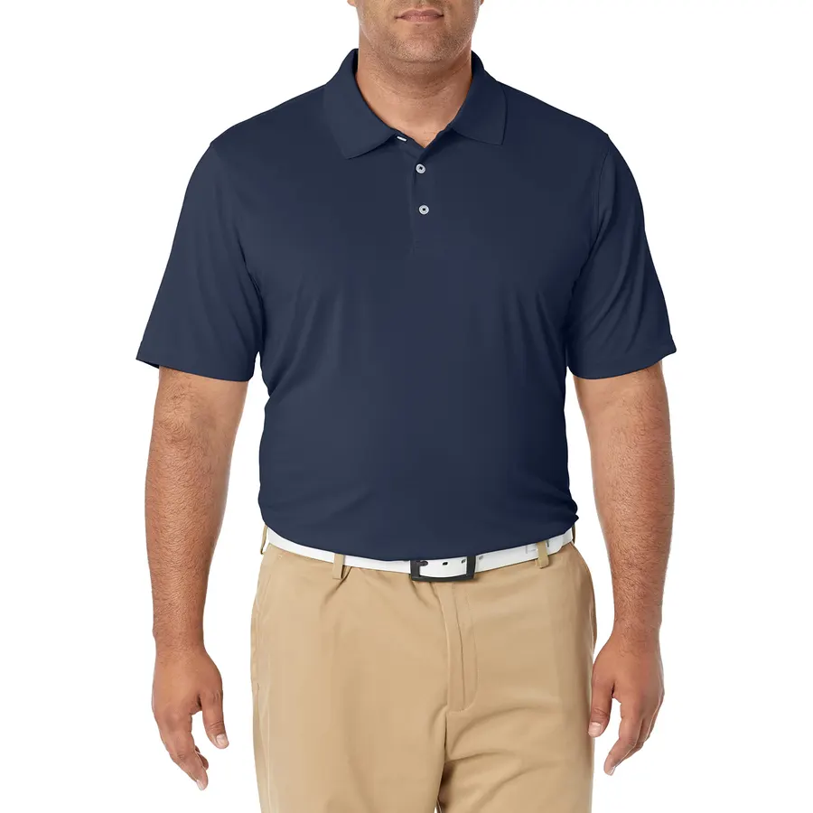 Amazon Essentials Men's Regular Fit Golf Polo Shirt, Moisture-Wicking Quick Dry, Recycled Polyester, Short Sleeve