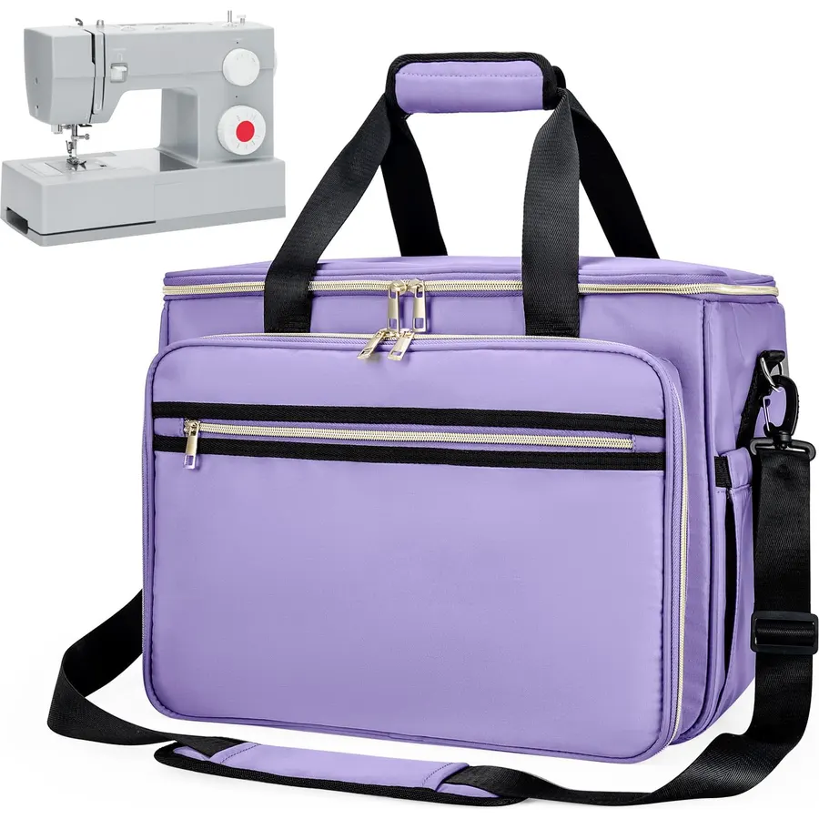 Anitor Sewing Machine Carrying Case with Removable Bottom Padding