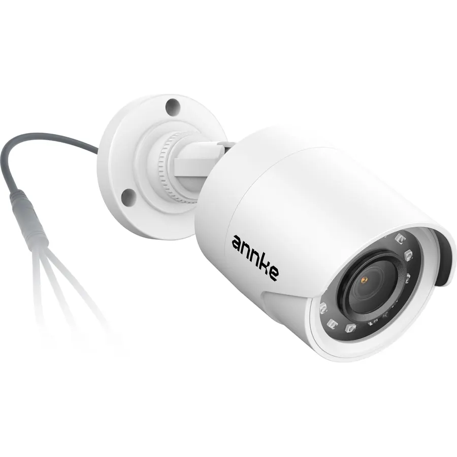 ANNKE 2MP/1080P 4-in-1 CCTV Analog Add-on Security Camera Outdoor, White