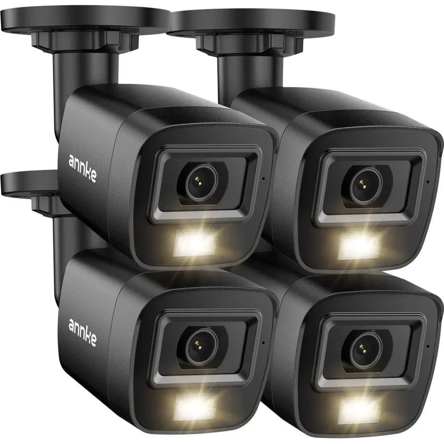ANNKE 4 Packs 1080P 1920TVL TVI Add-on Home Security Camera Outdoor Indoor