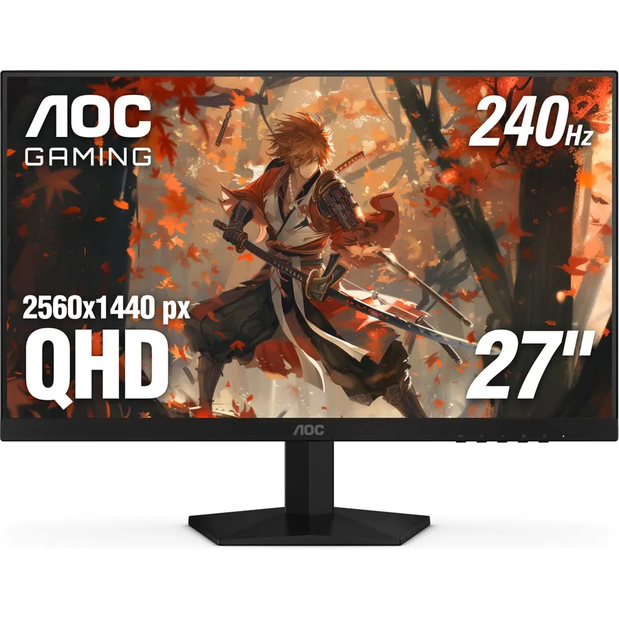 AOC 27-inch Gaming Monitor QHD 260Hz Overclocked IPS NVIDIA G-SYNC Q27G41ZE