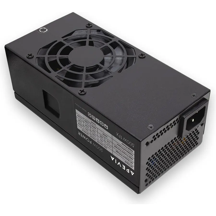 Apevia TFX-PFC500W TFX 500W Power Supply, Full Range Active PFC