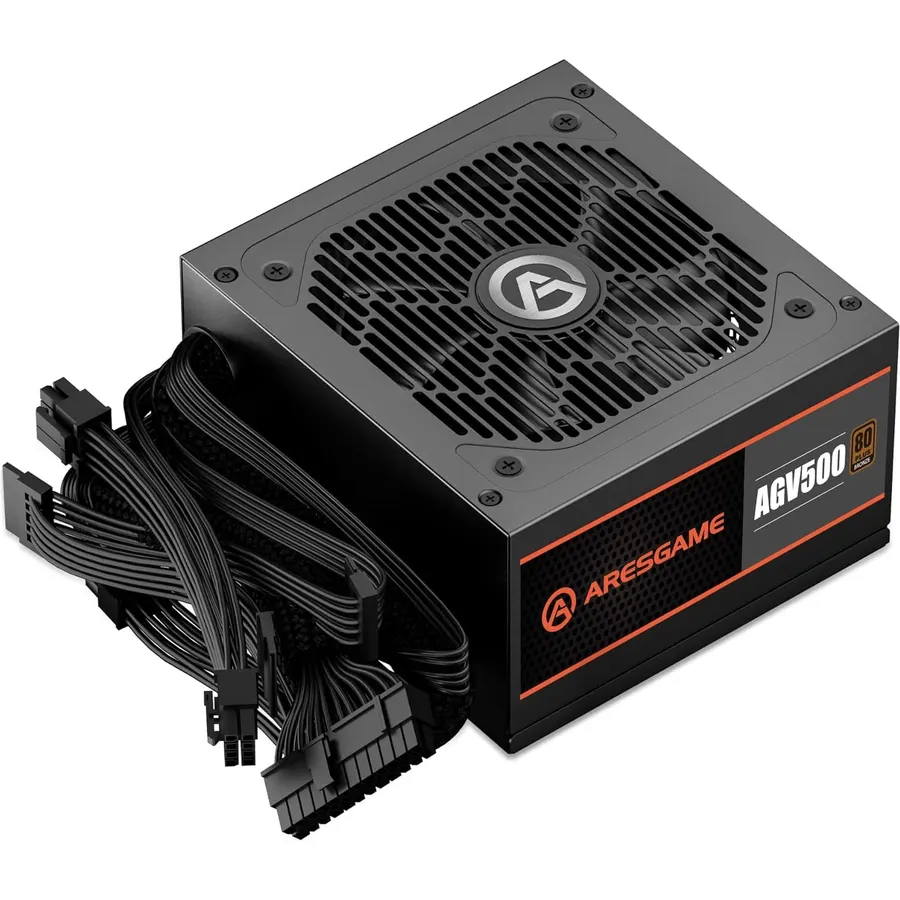 ARESGAME AGV Series 750W Power Supply, 80 Plus Bronze Certified, Semi Modular Power Supply, 5 Year Warranty