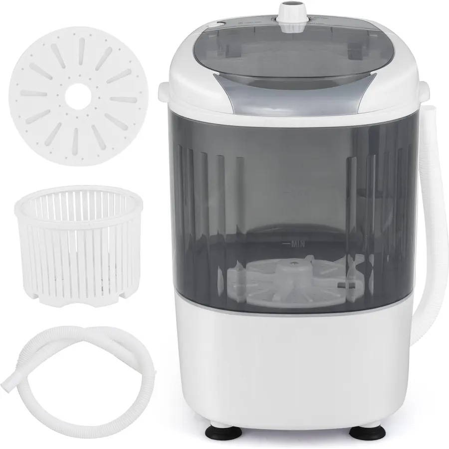 ARLIME Mini Washer and Dryer Combo, 5.5 Lbs Mini Laundry Washer