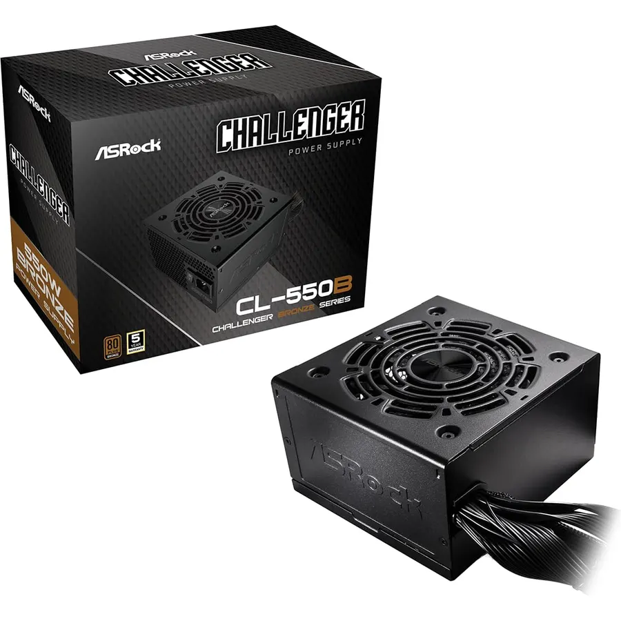 Power Supply 550W 80+ Bronze Certified PSU (ARESGAME, AGW550)