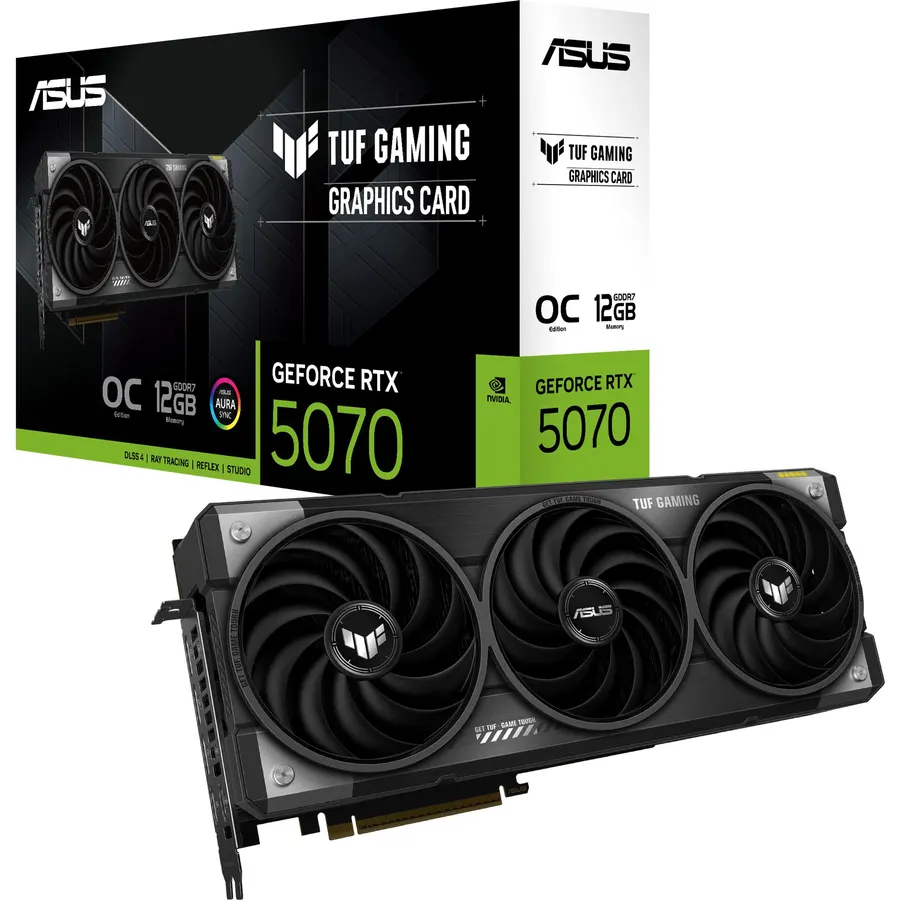 ASUS TUF Gaming GeForce RTX 5070 12GB GDDR7 OC EditionGaming Graphics Card