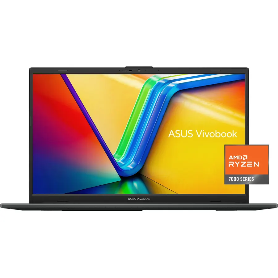 ASUS Vivobook Go 15.6” FHD Slim Laptop, AMD Ryzen 3 7320U Quad Core Processor, 8GB DDR5 RAM, 128GB SSD, Windows 11 Home, Fast Charging, Webcam Sheild, Military Grade Durability, Black, E1504FA-AS33