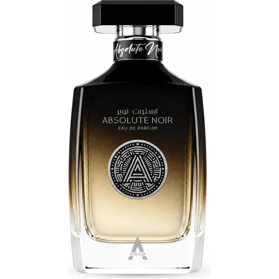 Atralia Absolute Noir Eau De Parfum for Men 100Ml 3.4Oz - Luxurious and Long Lasting Fragrances with Top Notes of Bergamot, Lemon, Grapefruit, Pink Pepper