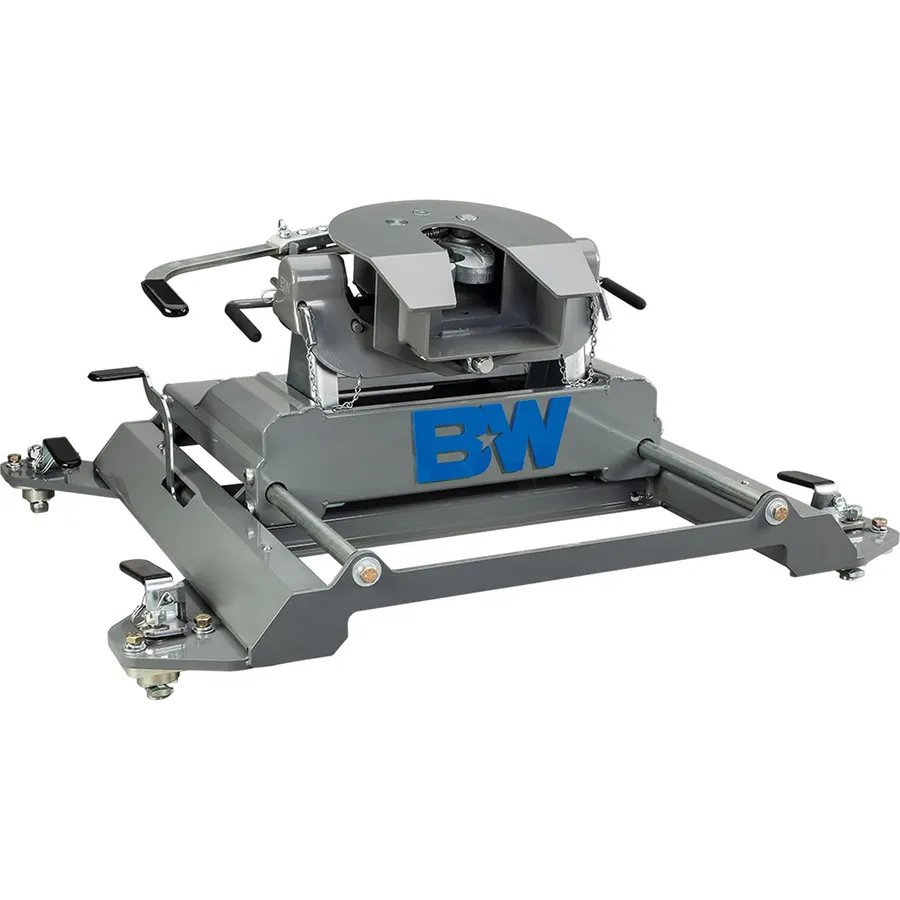 B&W Trailer Hitches Companion OEM Slider Fifth Wheel Hitch - Compatible with Ram OEM Puck System - RVK3670