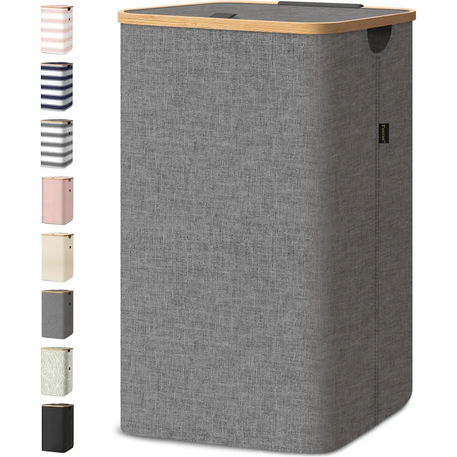 BALEINE 70L Laundry Hamper with Lid, Large Laundry Basket Bin
