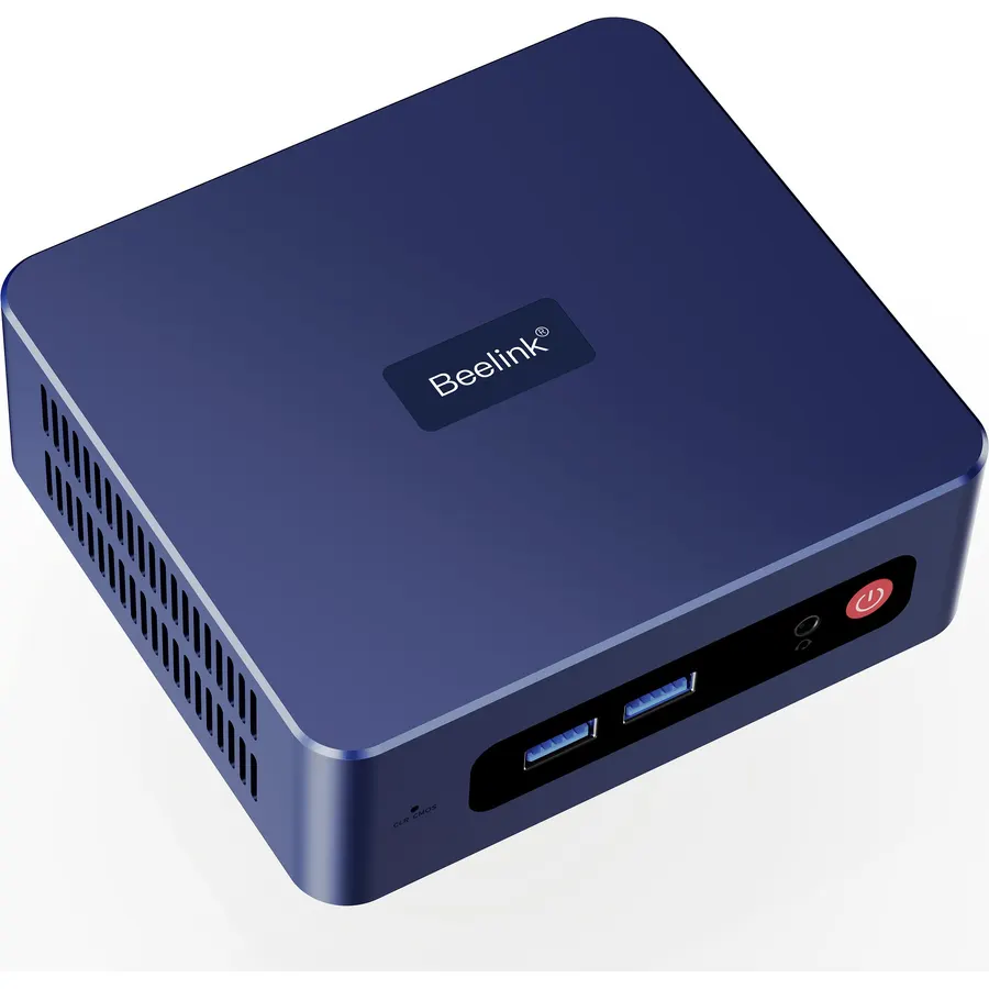 Beelink SER3 Mini PC, AMD Ryzen 3 3200U (up to 3.5GHz), 8GB DDR4 256GB PCIe3.0 SSD, Radeon Vega 3 Graphics,1000Mbps LAN, Dual HDMI 4K Display