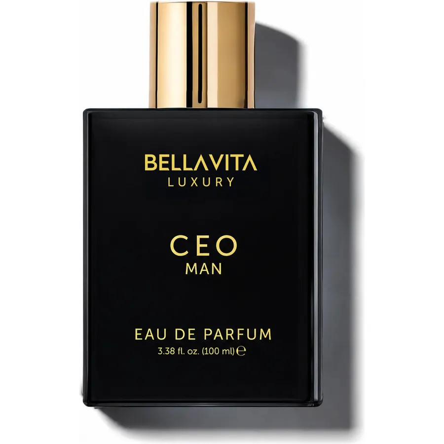 BellaVita Luxury CEO Man Perfume for Men (3.38 fl.oz) | Long-Lasting Men's Perfume with Lemon, Lavender, Tonka Vetiver & Moss Fragrance for Man | CEO Parfum for Men | Valentine's Day Gift for him