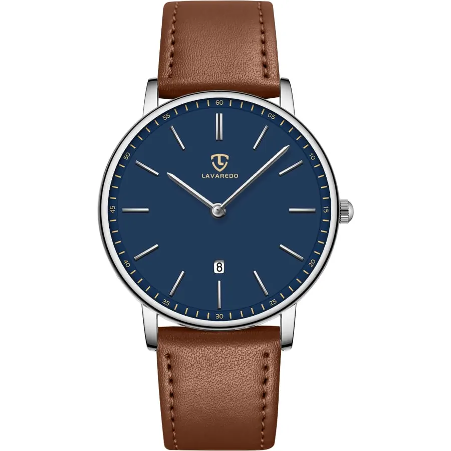 BEN NEVIS Watch, Mens Watch, Minimalist Fashion Simple Wrist Watch Analog Date with Leather Strap