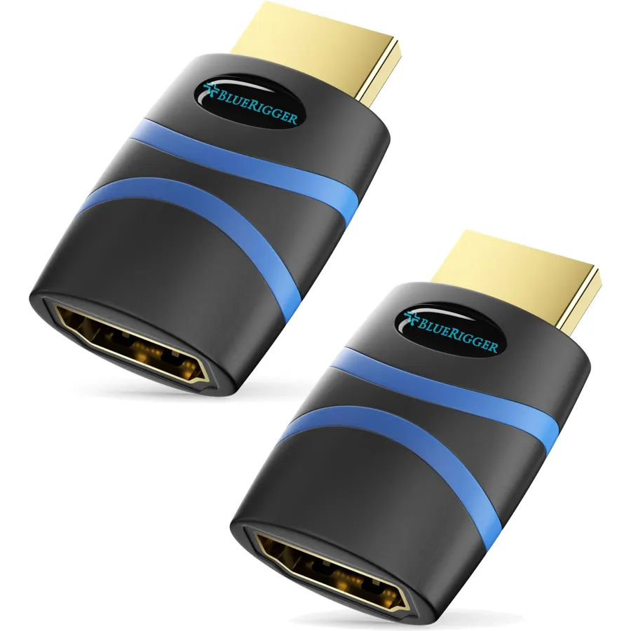 BlueRigger HDMI CEC Less Adapter - 2 Pack (4K UHD, ARC, HDMI CEC Blocker)