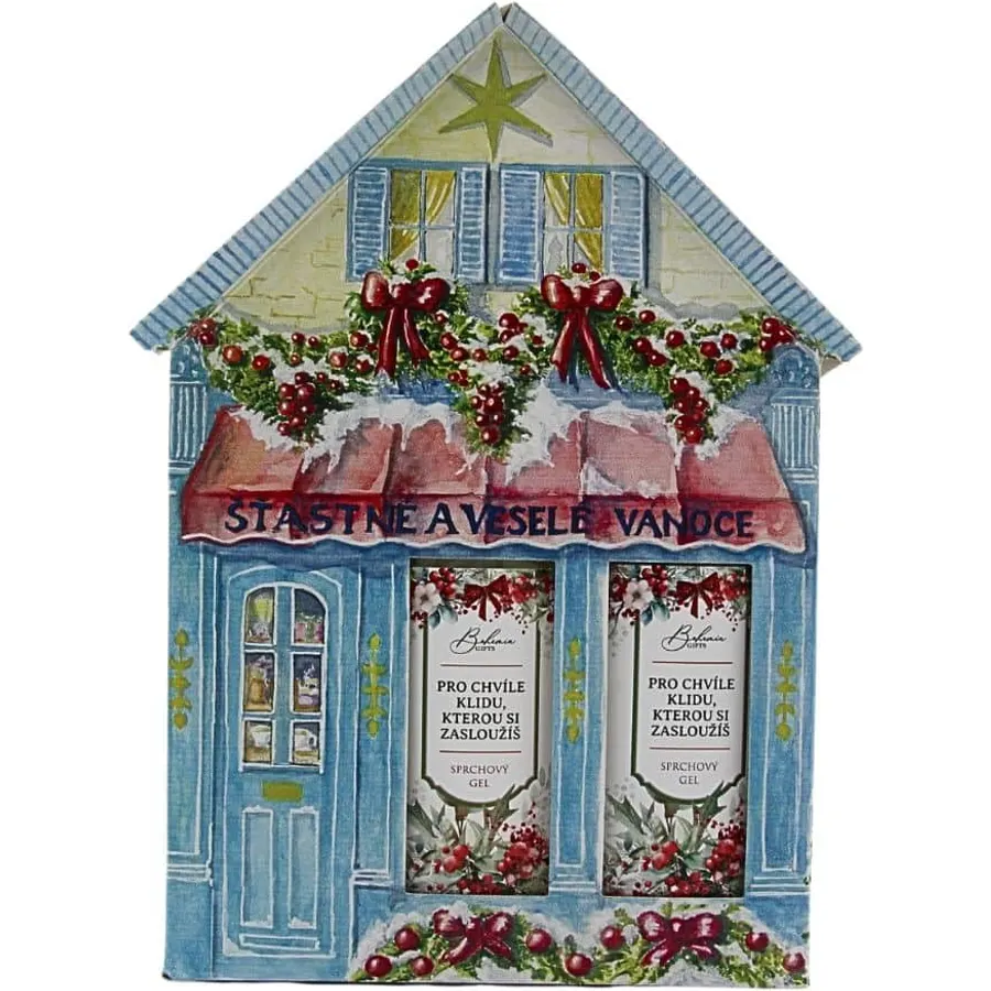 Bohemia Gifts Happy Holidays Shower Gel Set