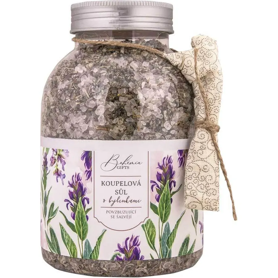 Bohemia Gifts Herbal Bath Salt with Sage
