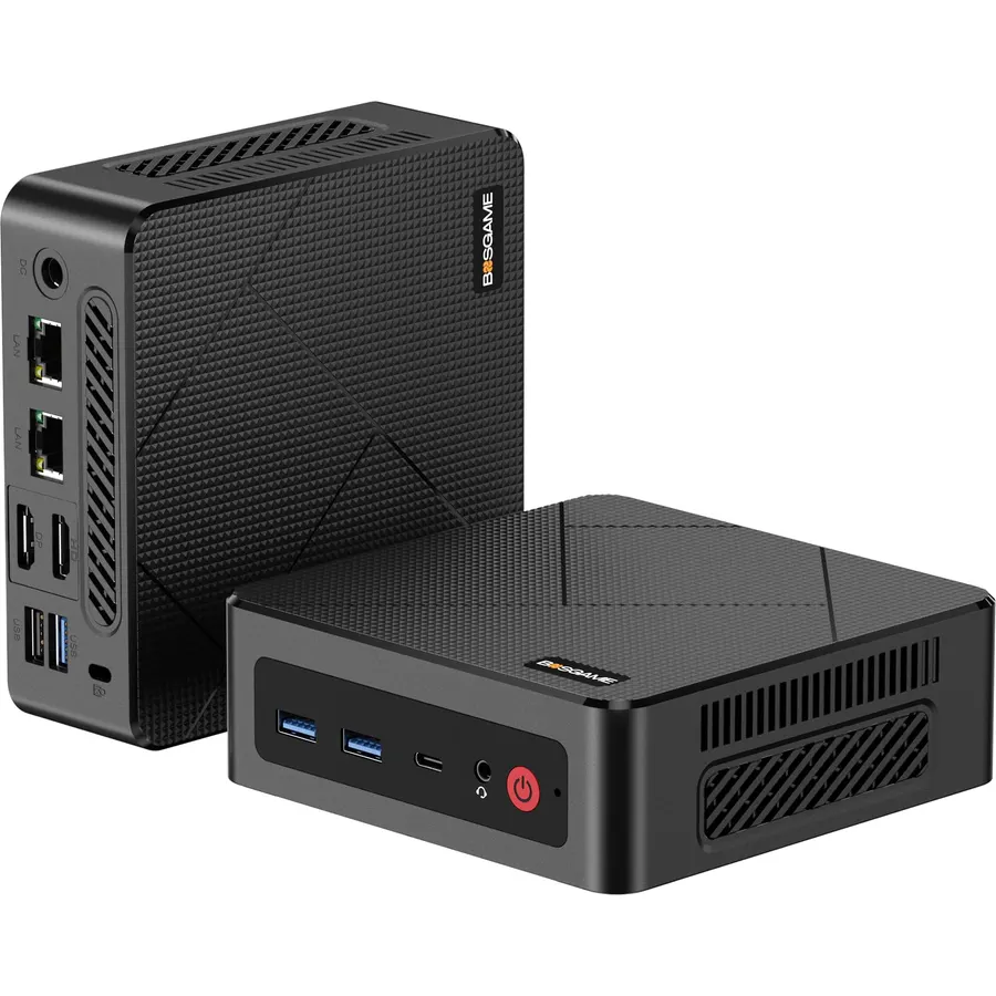 BOSGAME E4 Air Mini PC, AMD Ryzen 5 3500U 8GB DDR4 256GB SATA SSD