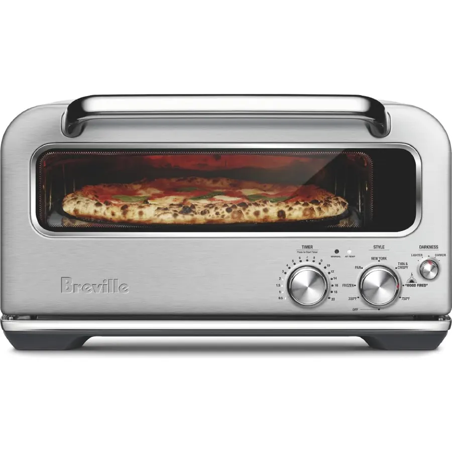 Breville BPZ820BSS Smart Oven Pizzaiolo, Brushed Stainless Steel