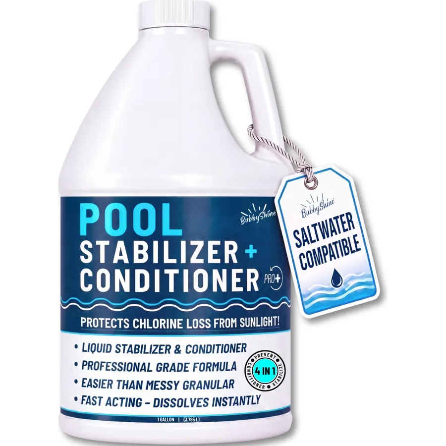 Cyanuric Acid Pool Stabilizer & Pool Conditioner, 1 Gallon