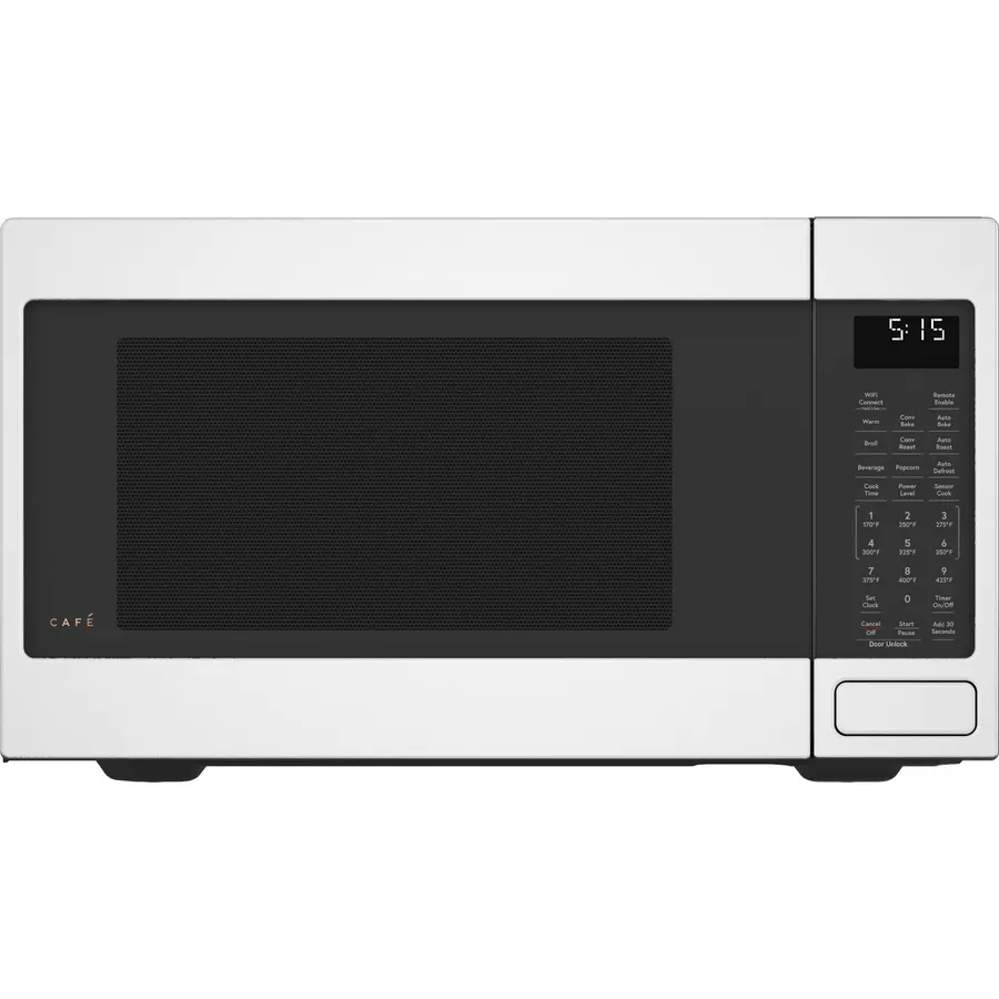 CAFÉ Countertop Convection Microwave, 1000W, 1.5 Cu. Ft., Matte White