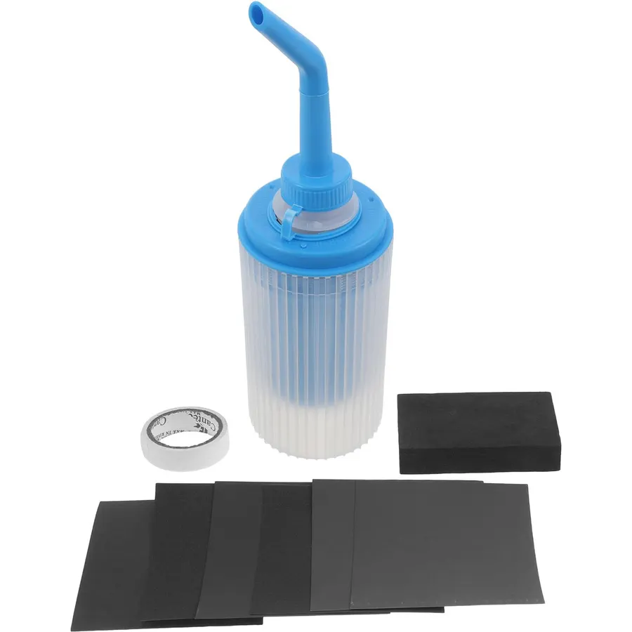 Car Headlight Restoration Kit with Polishing Compound and Sandpaper