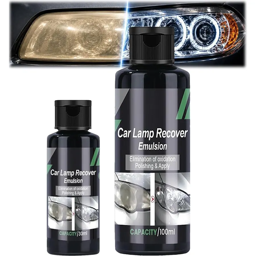 Car Lamp Recover Emulsion,Elimination of Oxidation Polishing & Apply,30ML
