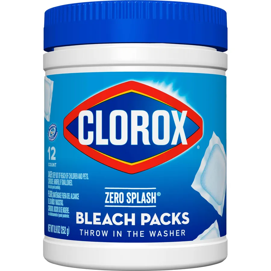 Clorox Zero Splash Bleach Packs, 12 Count